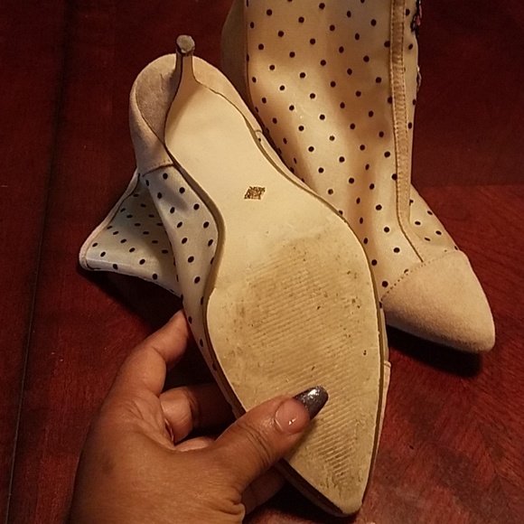 Womens low heel booties - Picture 5 of 6